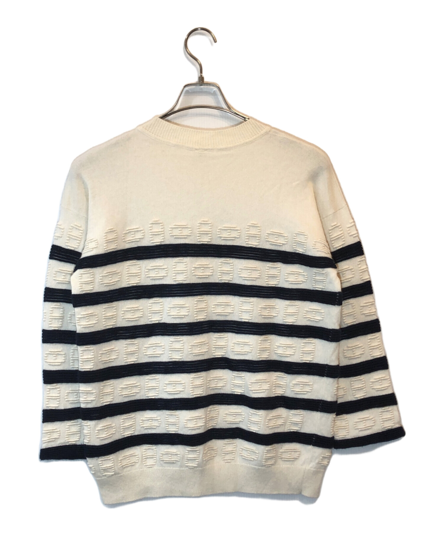 エルメス HERMES ニット ニット ブラック カシミヤ ニットセーター  