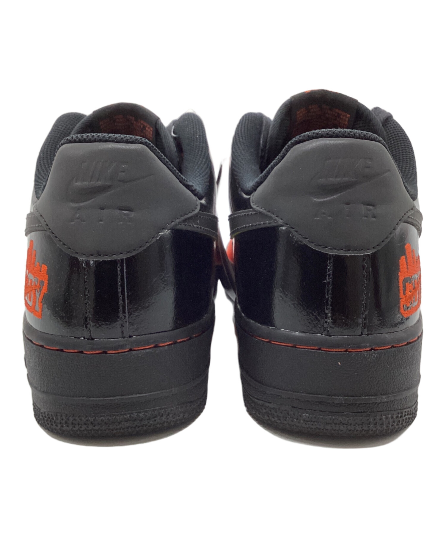 中古・古着通販】NIKE (ナイキ) エアフォース1 ロー ブラック×オレンジ