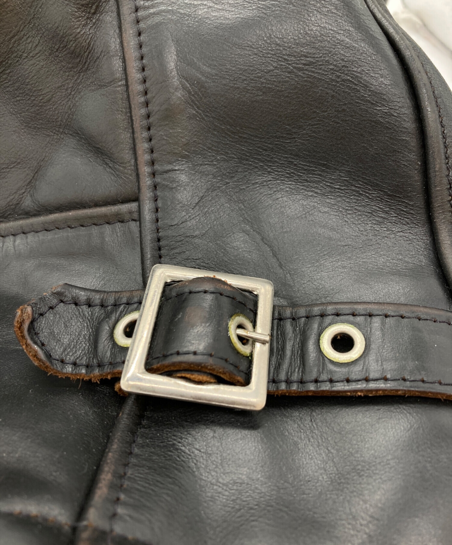 中古・古着通販】Schott (ショット) 6103US レザージャケット ブラック