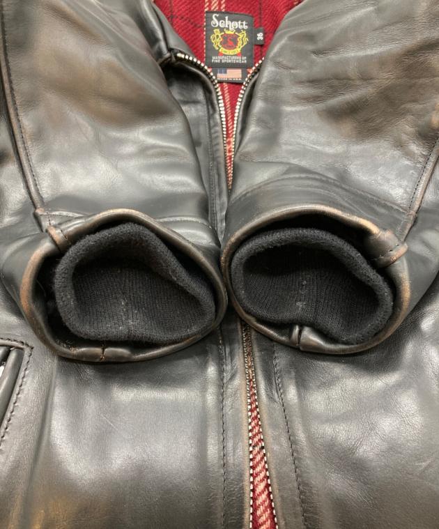中古・古着通販】Schott (ショット) 6103US レザージャケット ブラック