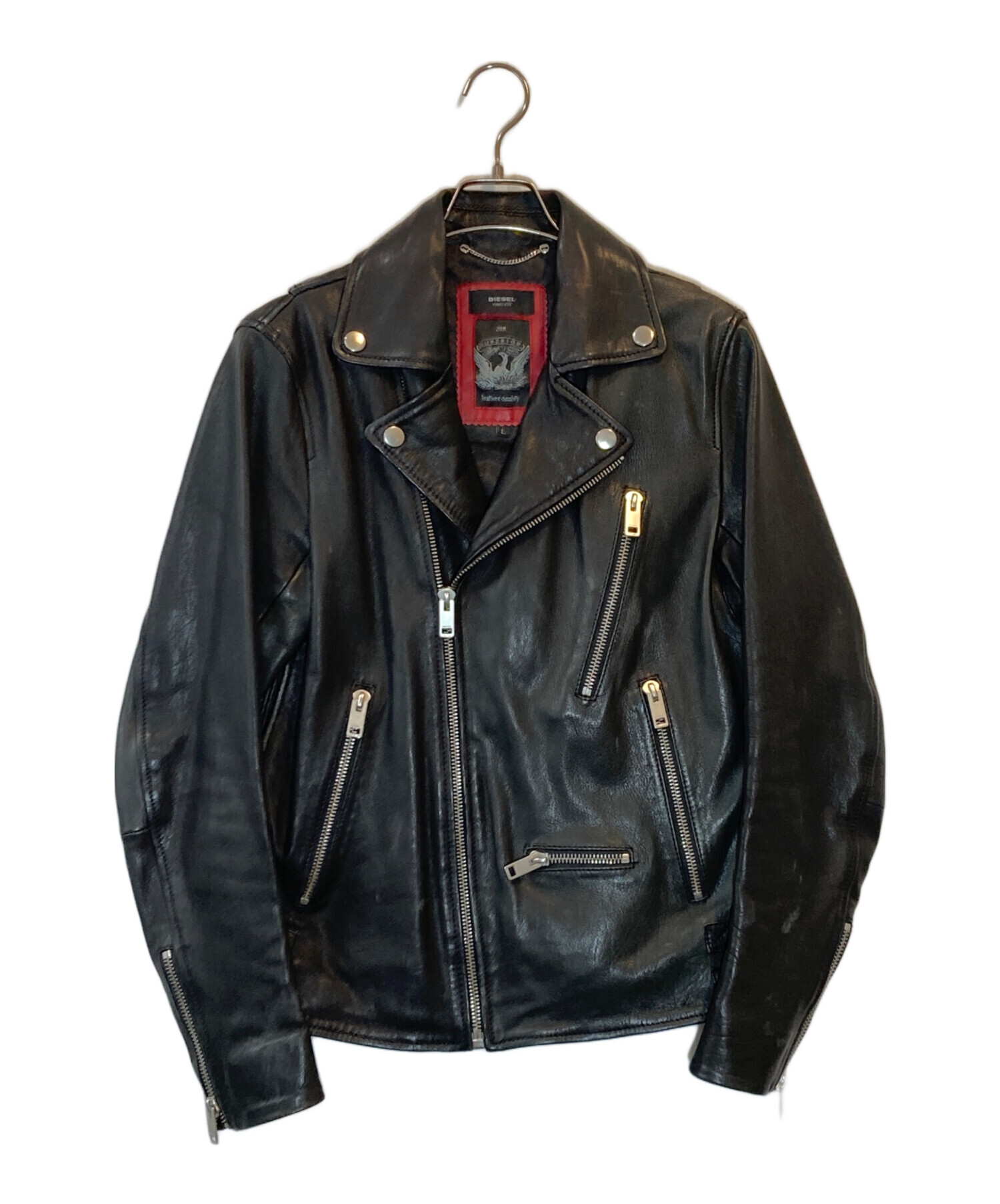 中古・古着通販】DIESEL (ディーゼル) レザージャケット 中古・古着通販】DIESEL (ディーゼル) レザージャケット