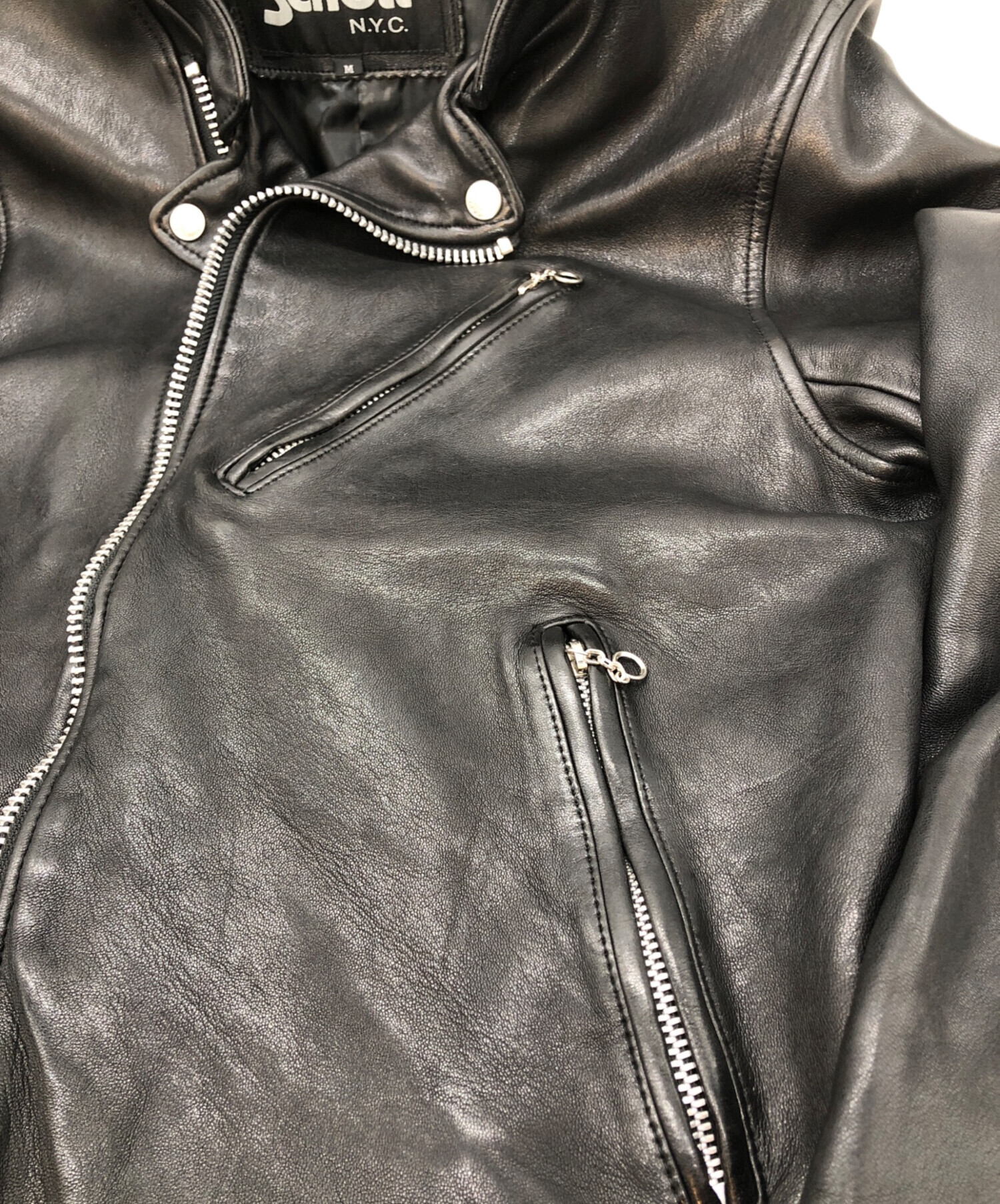 中古・古着通販】Schott (ショット) ダブルライダースジャケット