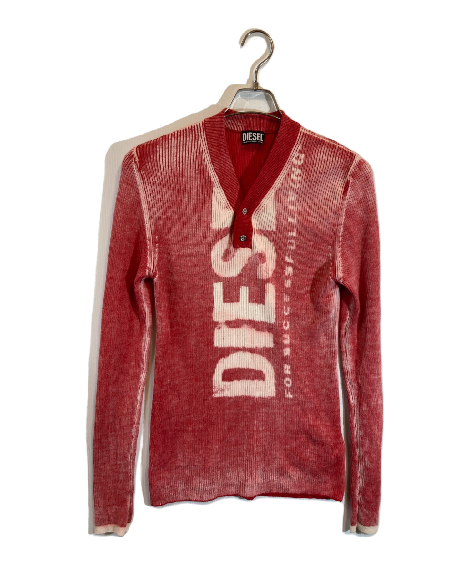 中古・古着通販】DIESEL (ディーゼル) ペインティングロゴニット