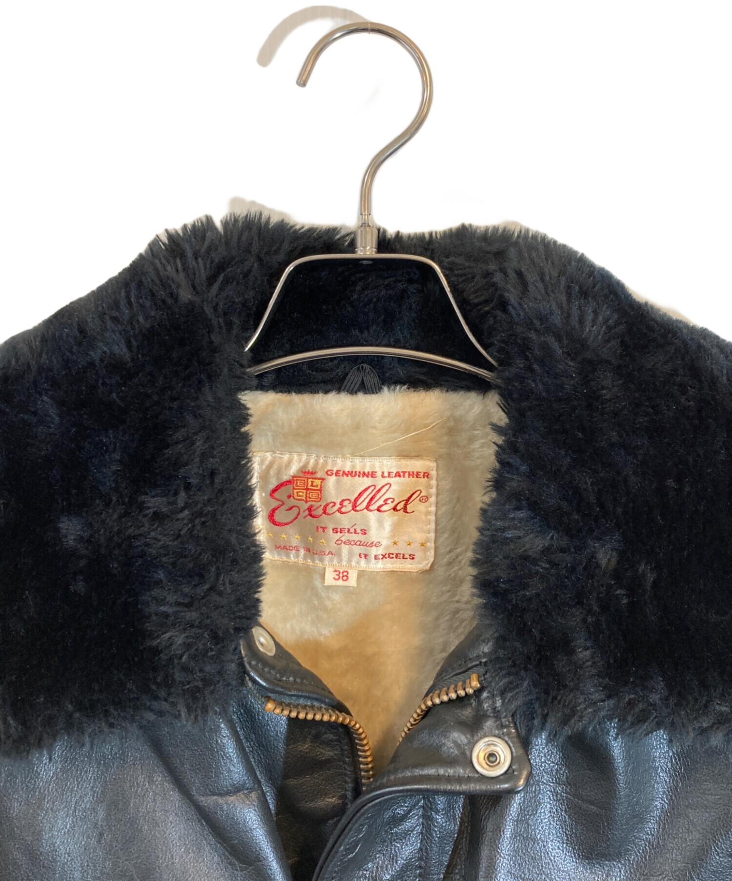 excelledヴィンテージレザージャケット excelledヴィンテージレザージャケット