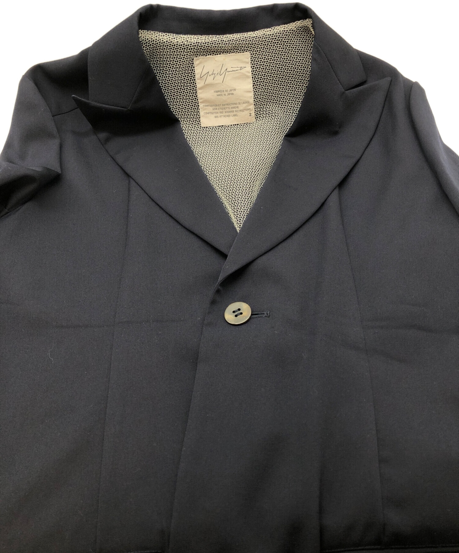 中古・古着通販】YOHJI YAMAMOTO (ヨウジヤマモト) テーラード 