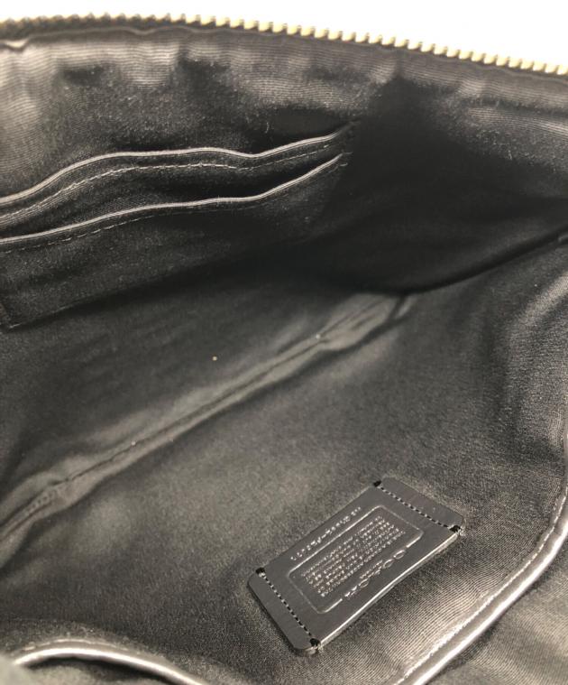 中古・古着通販】COACH (コーチ) クラッチバッグ ブラック｜ブランド