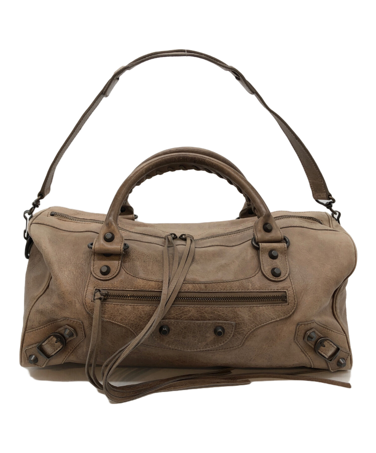 Balenciaga バレンシアガ ツィギー シティ バッグ ブラウン