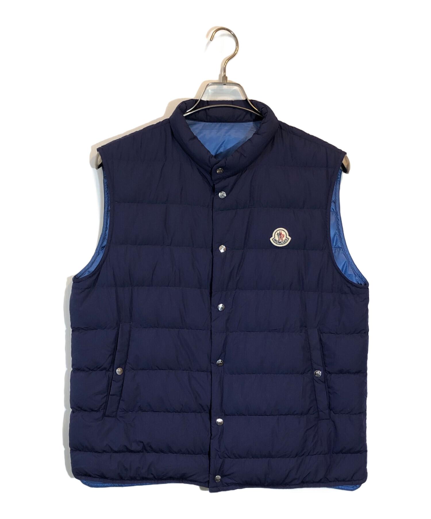 中古・古着通販】MONCLER (モンクレール) ダウンベスト ネイビー