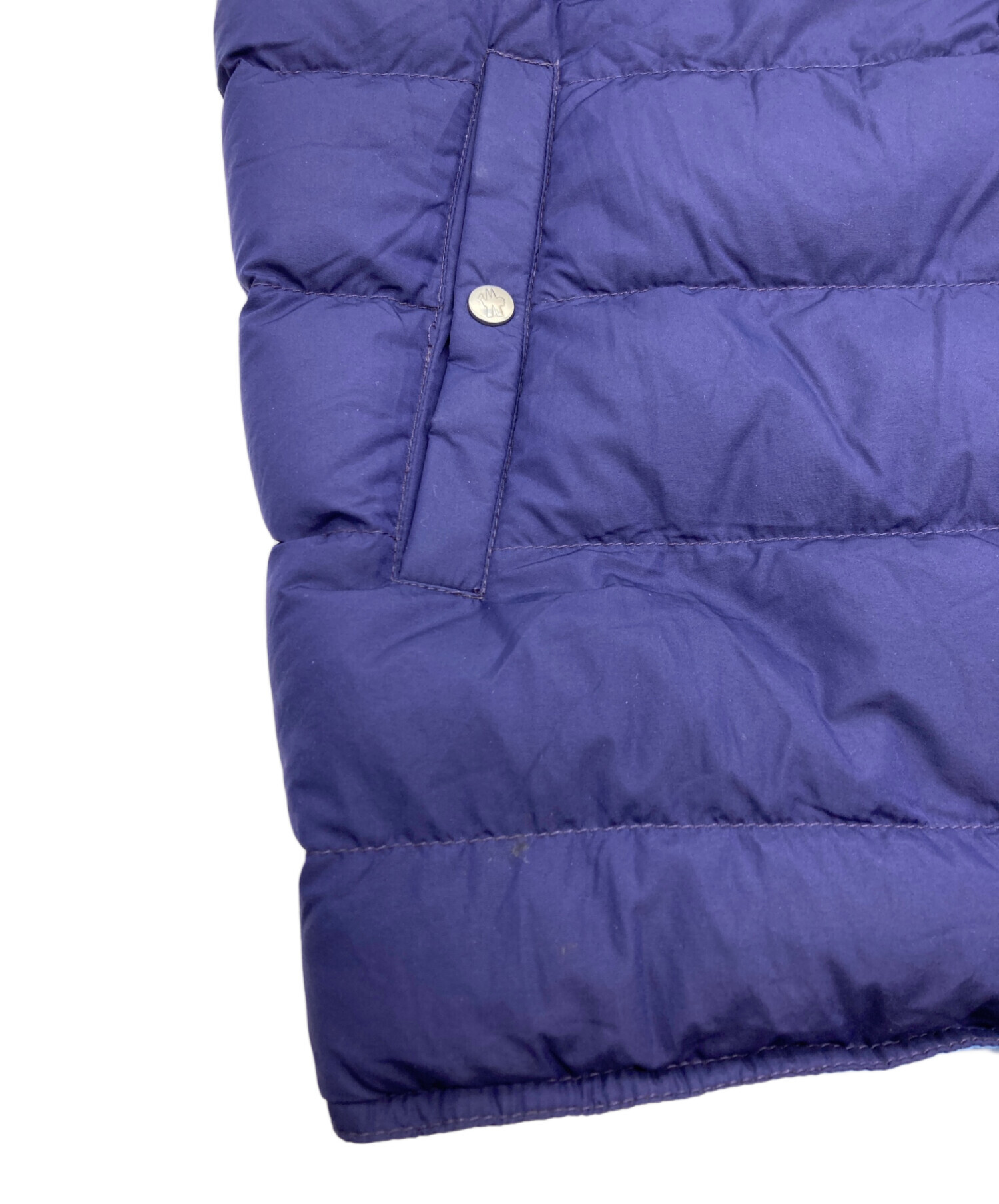 中古・古着通販】MONCLER (モンクレール) ダウンベスト ネイビー