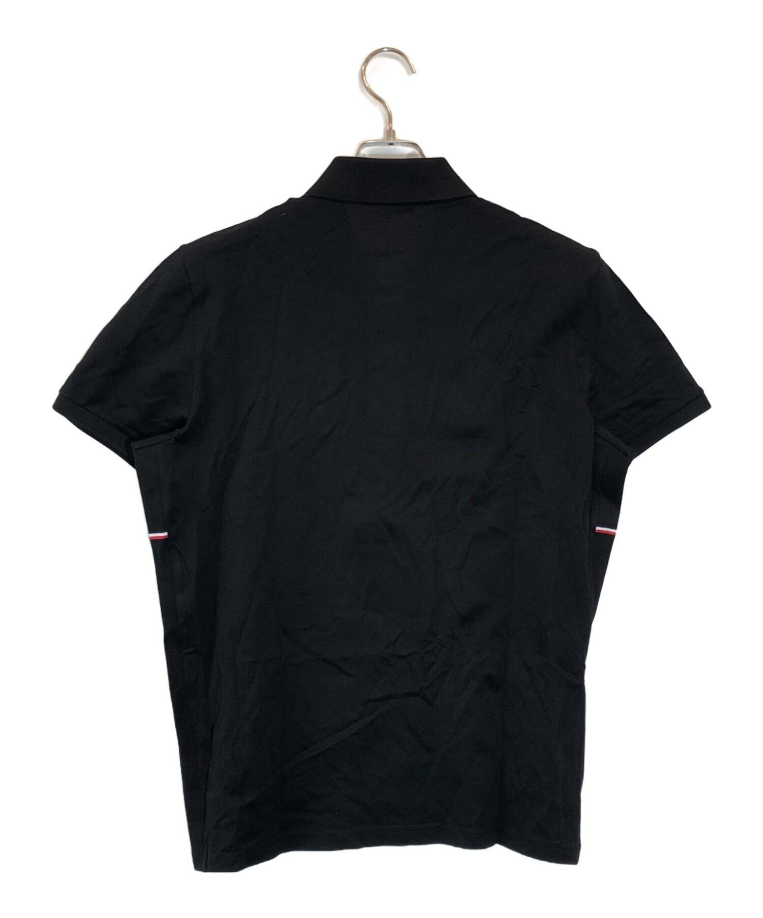 中古・古着通販】MONCLER (モンクレール) ポロシャツ ブラック サイズ
