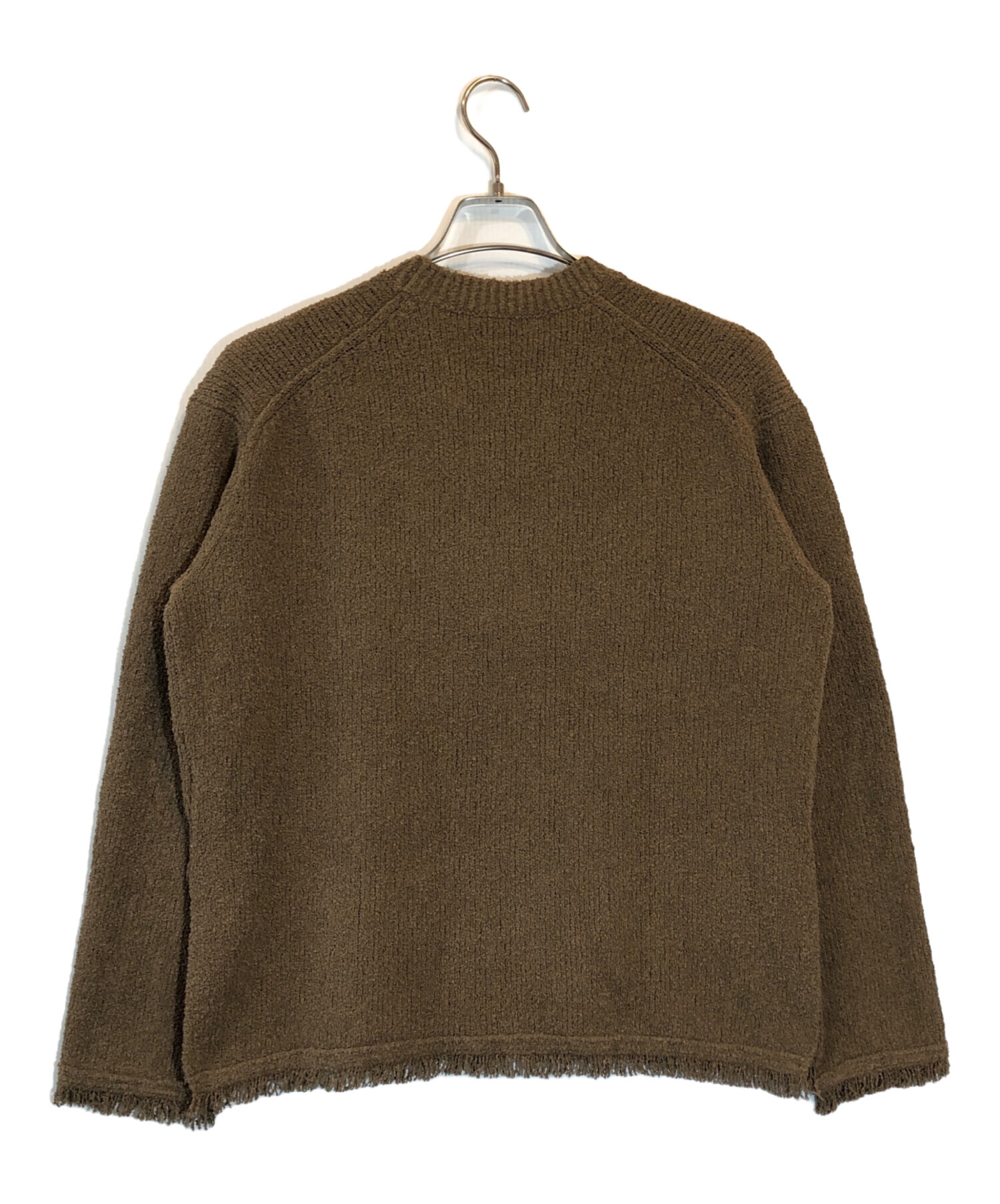 中古・古着通販】theory (セオリー) クルーネックニット ブラウン