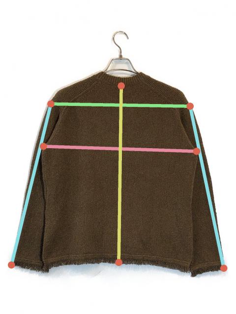 美品 24AW Theory セオリー FELTED WOOL CASH ショート丈 長袖 ニットセーター サイズS ブラウン レディース 古着 中古 USED 3027010348769408_drawn.jpeg