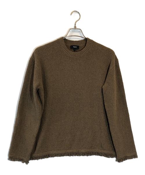 新品タグ付き　25AW セオリーリュクス 異素材ニット ブラウン 38 Theory luxe - セオリーリュクス theory luxe ニット セーター 38 茶