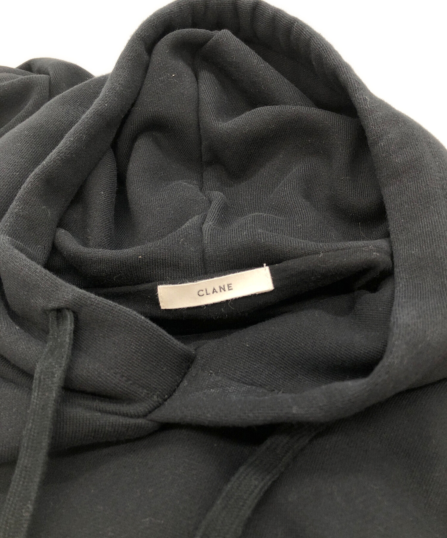 中古・古着通販】CLANE (クラネ) BALLOON SWEAT HOODIE ブラック 
