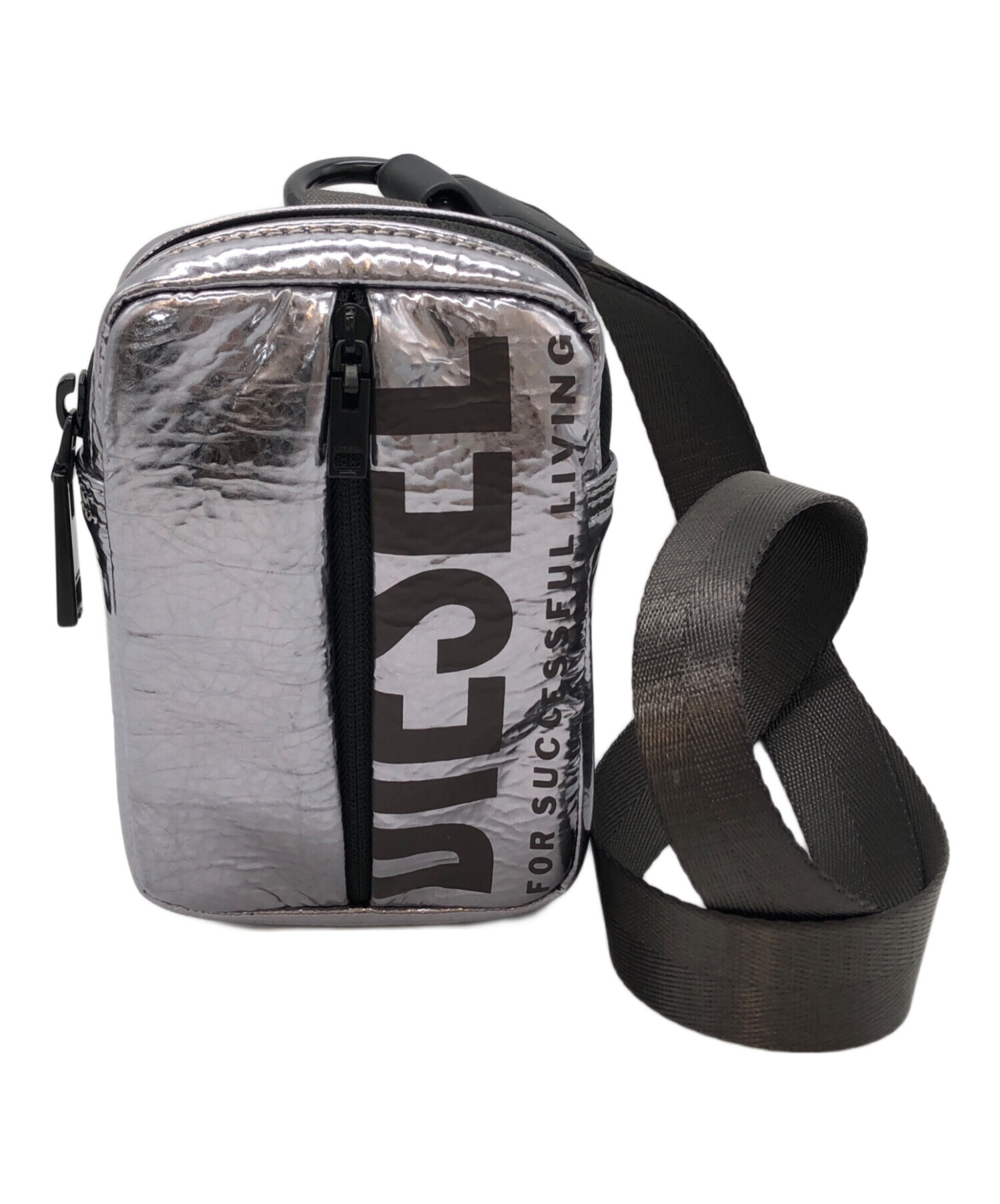 中古・古着通販】DIESEL (ディーゼル) ショルダーバッグ シルバー 
