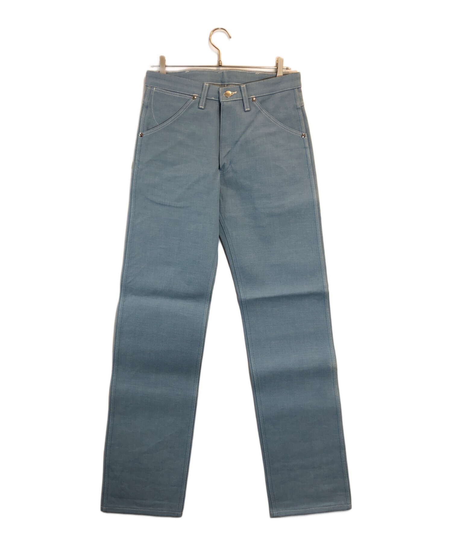 中古古着 Wrangler ラングラー W30 ブルーデニム ボトム 青 ヒゲ 15139 Wrangler デニムパンツ W30 ラングラー