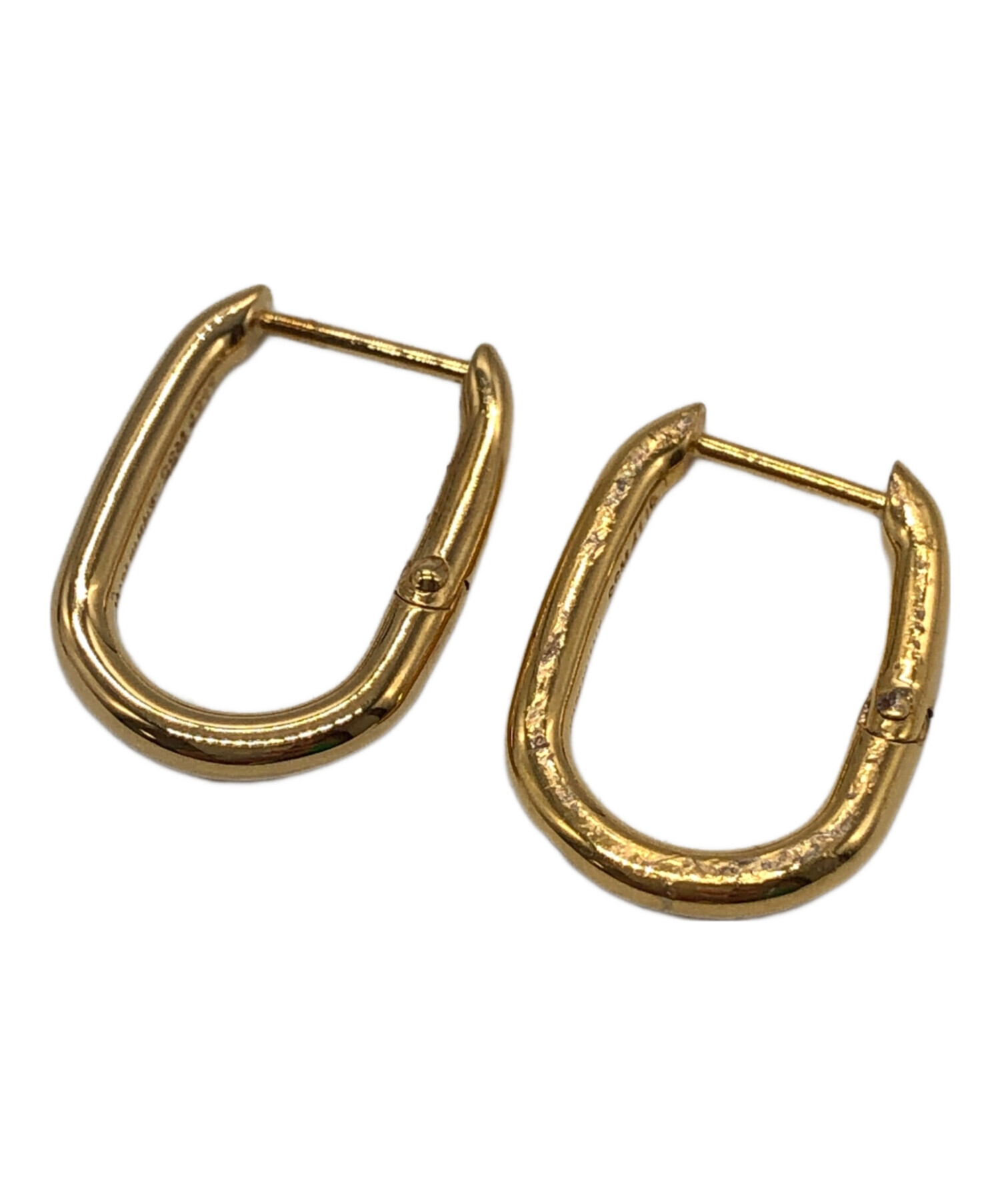 CELINE ゴールド セパラブルフープピアス 中古・古着通販】CELINE (セリーヌ) セパラブルフープ ゴールド