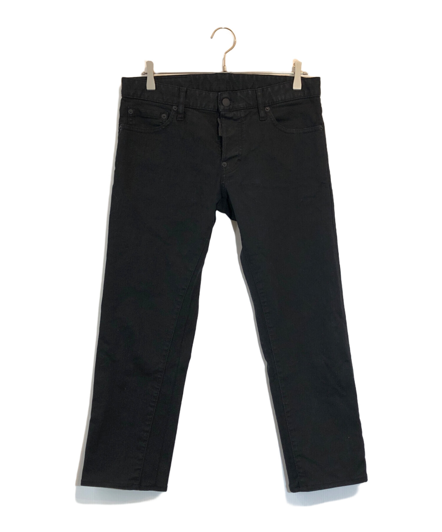 DSQUARED2 ブラックデニムパンツ 中古・古着通販】DSQUARED2 (ディースクエアード) デニムパンツ