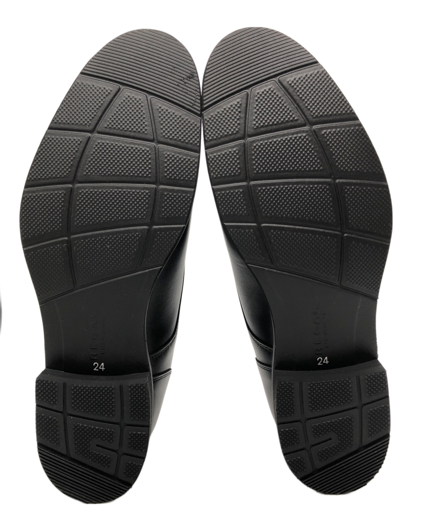 ❮未使用❯REGAL⁄リーガルUチップレザーシューズ 中古・古着通販】REGAL (リーガル) Uチップレザーシューズ ブラック