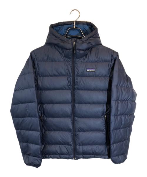 パタゴニア　ハイロフトダウンフーディ　Lサイズ　ネイビー×マゼンダ 中古・古着通販】Patagonia (パタゴニア) ハイロフト ダウンジャケット
