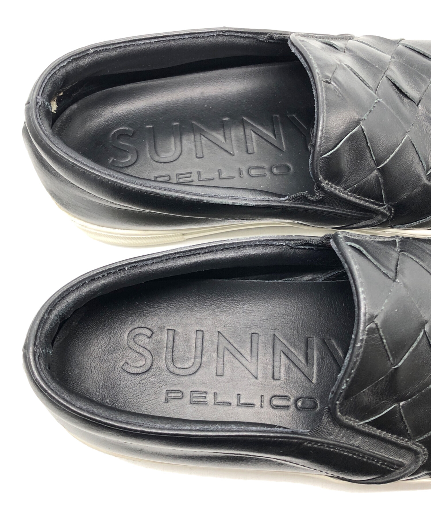 中古・古着通販】SUNNY PELLICO (サニーペリコー) 編み込みレザー 