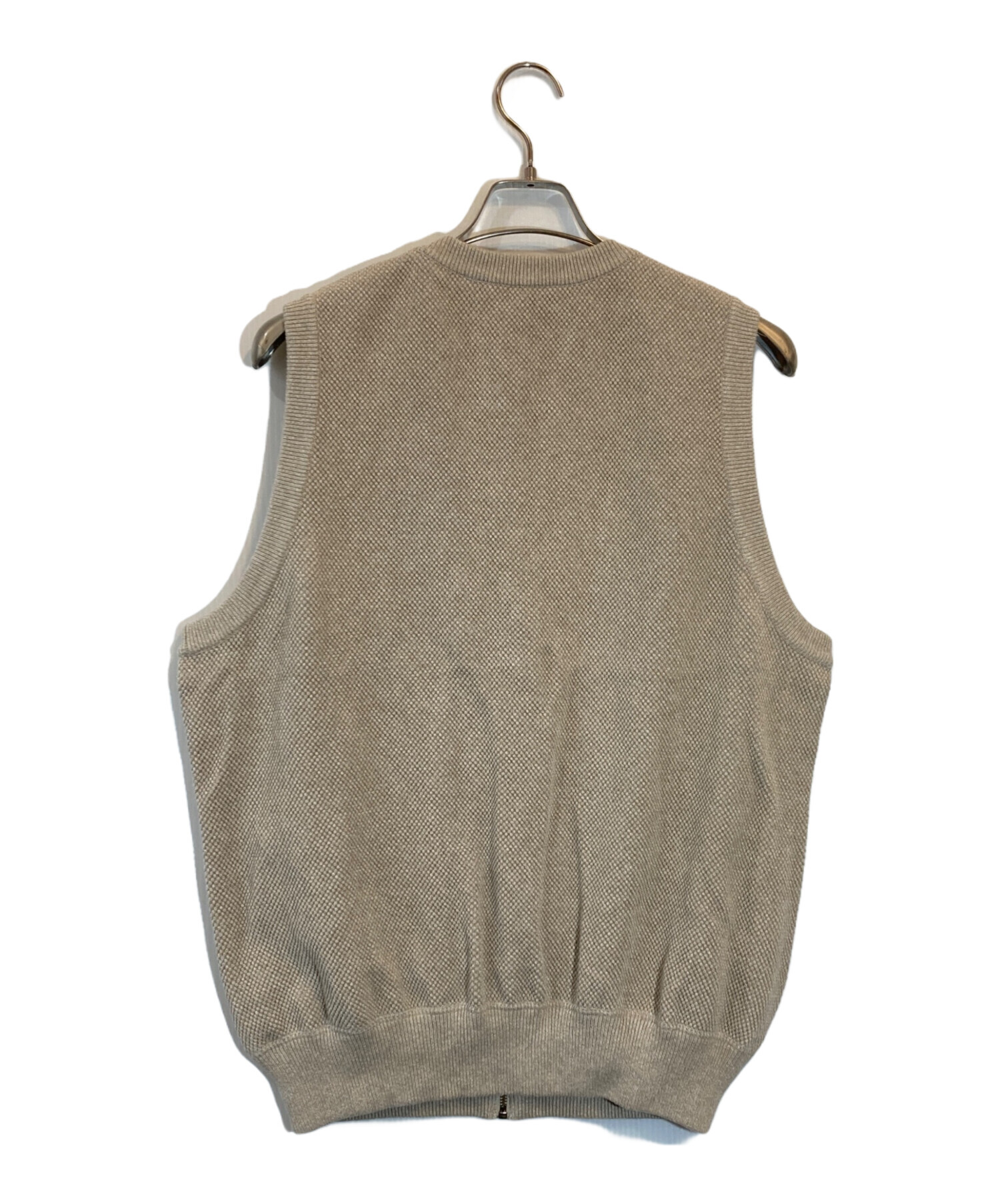 中古・古着通販】crepuscule (クレプスキュール) Moss Stitch Zip Vest 