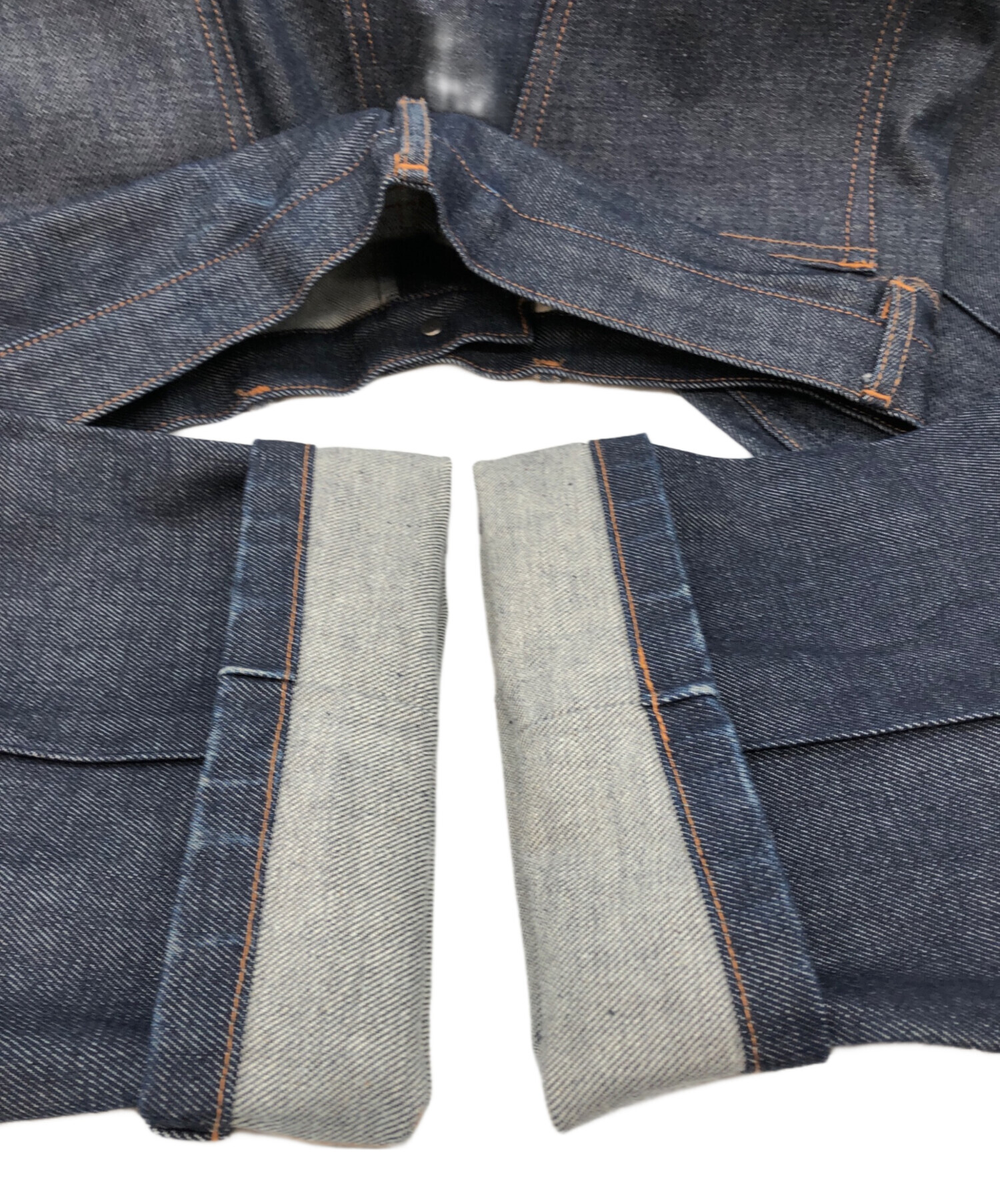 中古・古着通販】A.P.C. (アーペーセー) センタープレスデニムパンツ