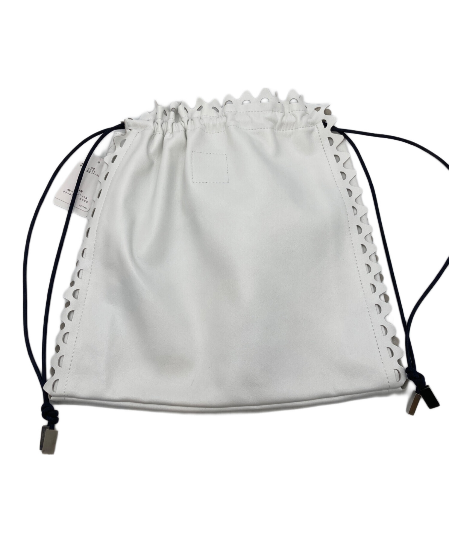 中古・古着通販】LUDLOW (ラドロー) スカラップバッグ ホワイト サイズ