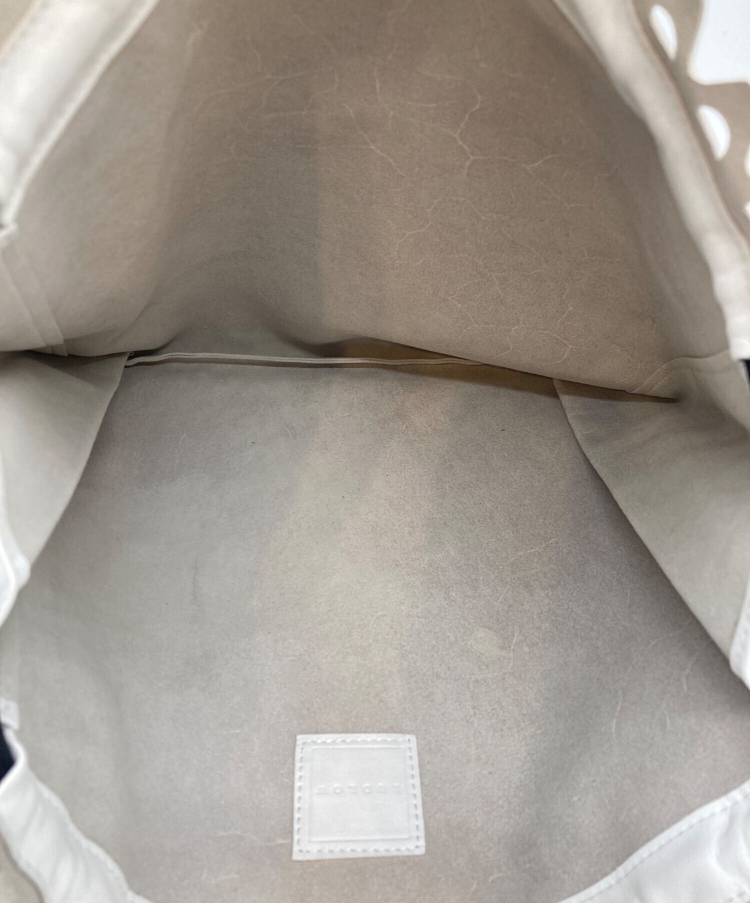 中古・古着通販】LUDLOW (ラドロー) スカラップバッグ ホワイト サイズ