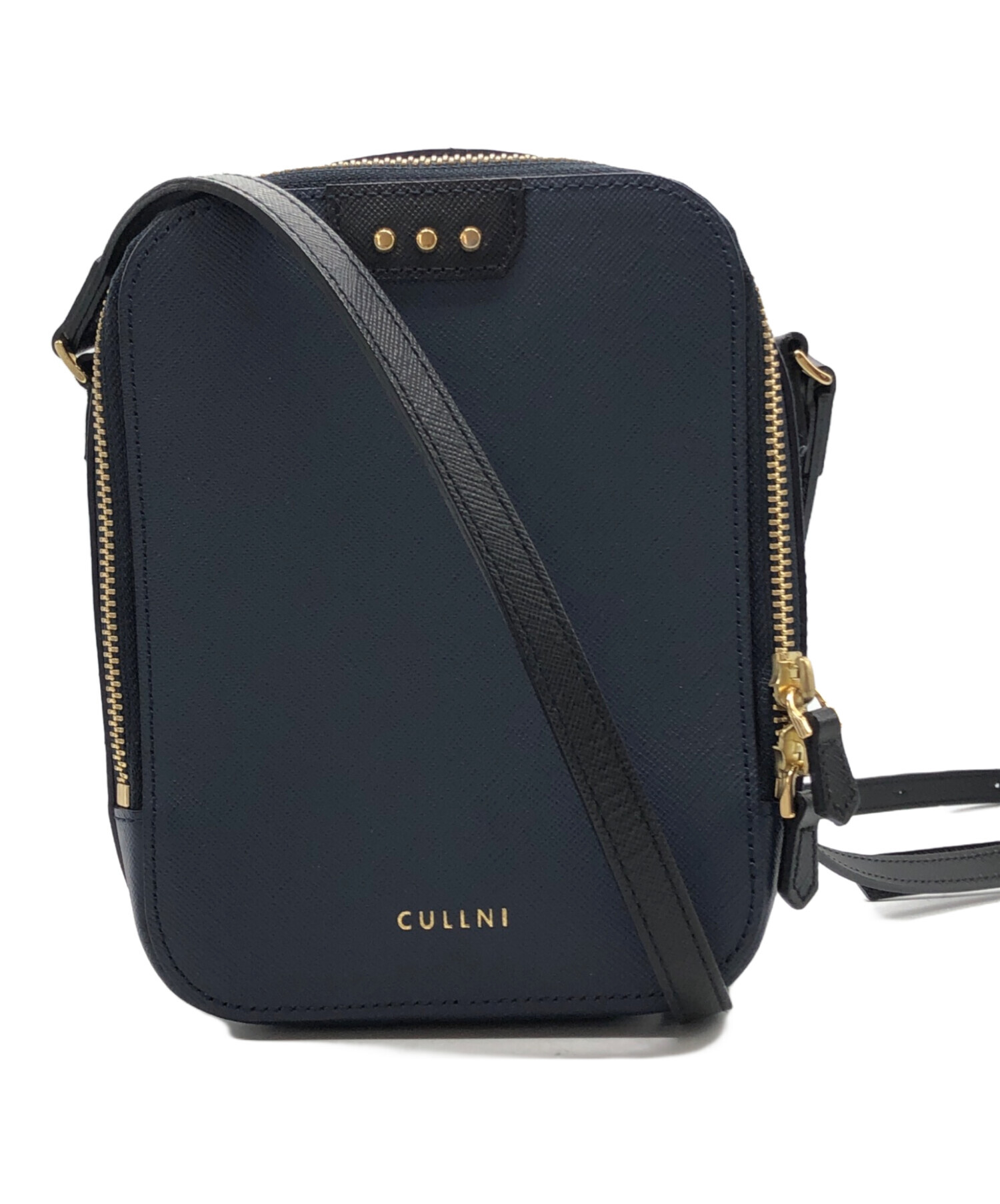 中古・古着通販】CULLNI (クルニ) ショルダーバッグ ネイビー サイズ 