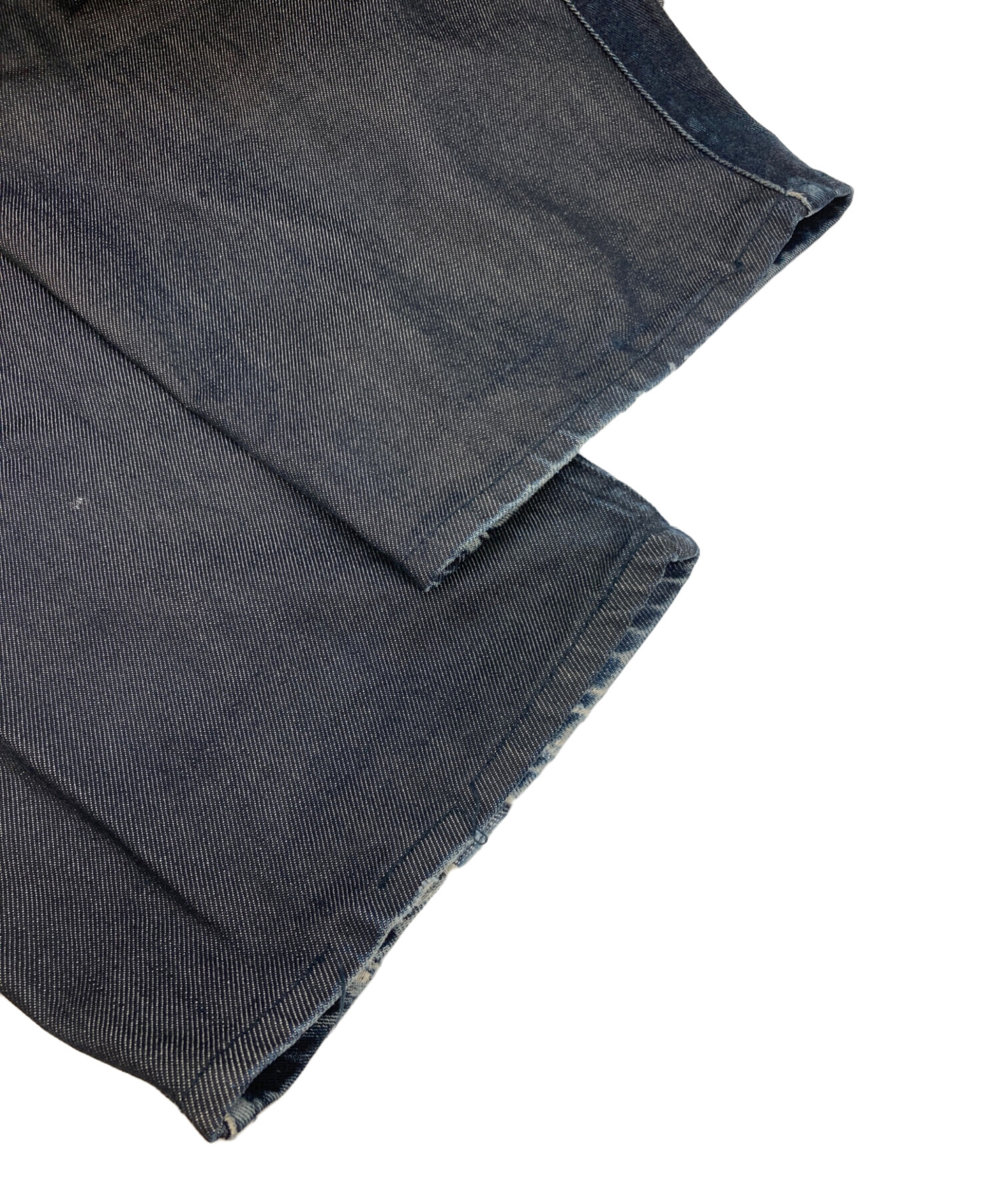 COMME des GARÇONS Homme パッチワークデニムパンツ XS コムデギャルソン オムCOMME des GARCONS HOMME ロゴレザーパッチ