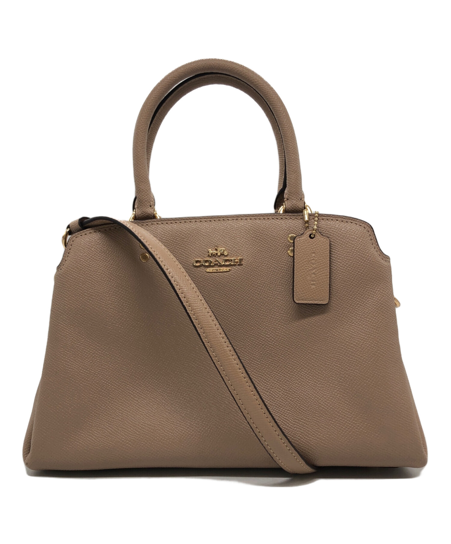 中古・古着通販】COACH (コーチ) ミニリリーハンドバッグ ブラウン 
