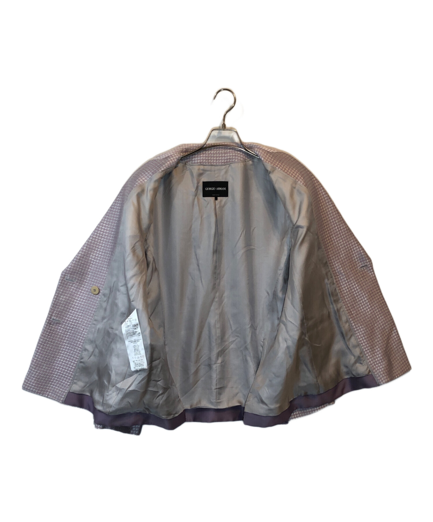 中古・古着通販】GIORGIO ARMANI (ジョルジョアルマーニ) 千鳥柄ダブル