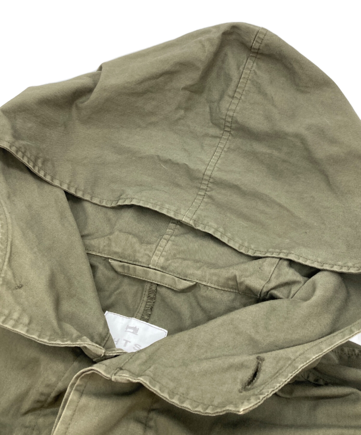 HARROW TOWN STORES HTS ロングコート　44 カーキ HTS / エイチティーエス | HARROW TOWN STORES HEAVY WEIGHT COTTON