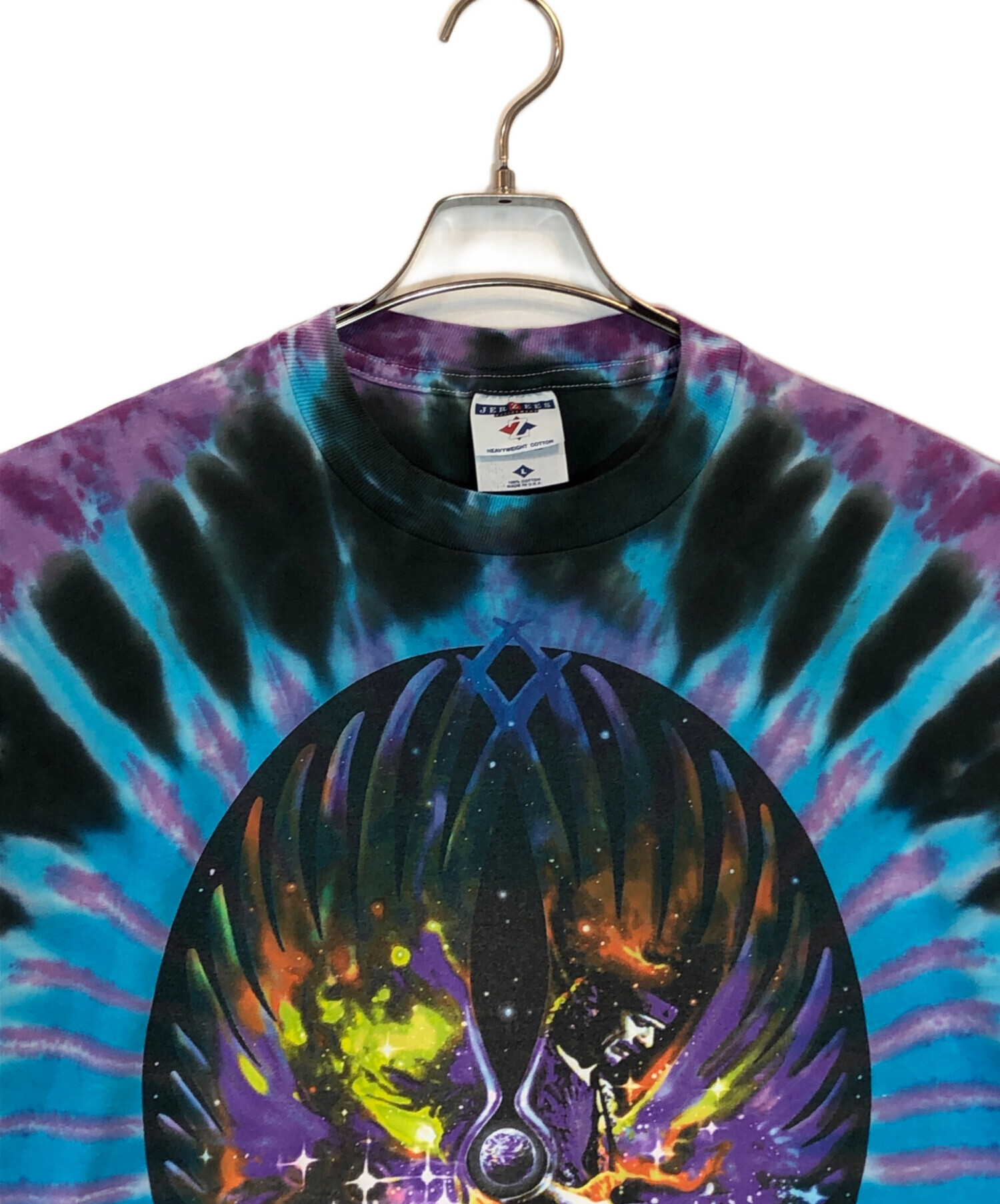 中古・古着通販】JERZEES (ジャージーズ) プリントTシャツ ブルー