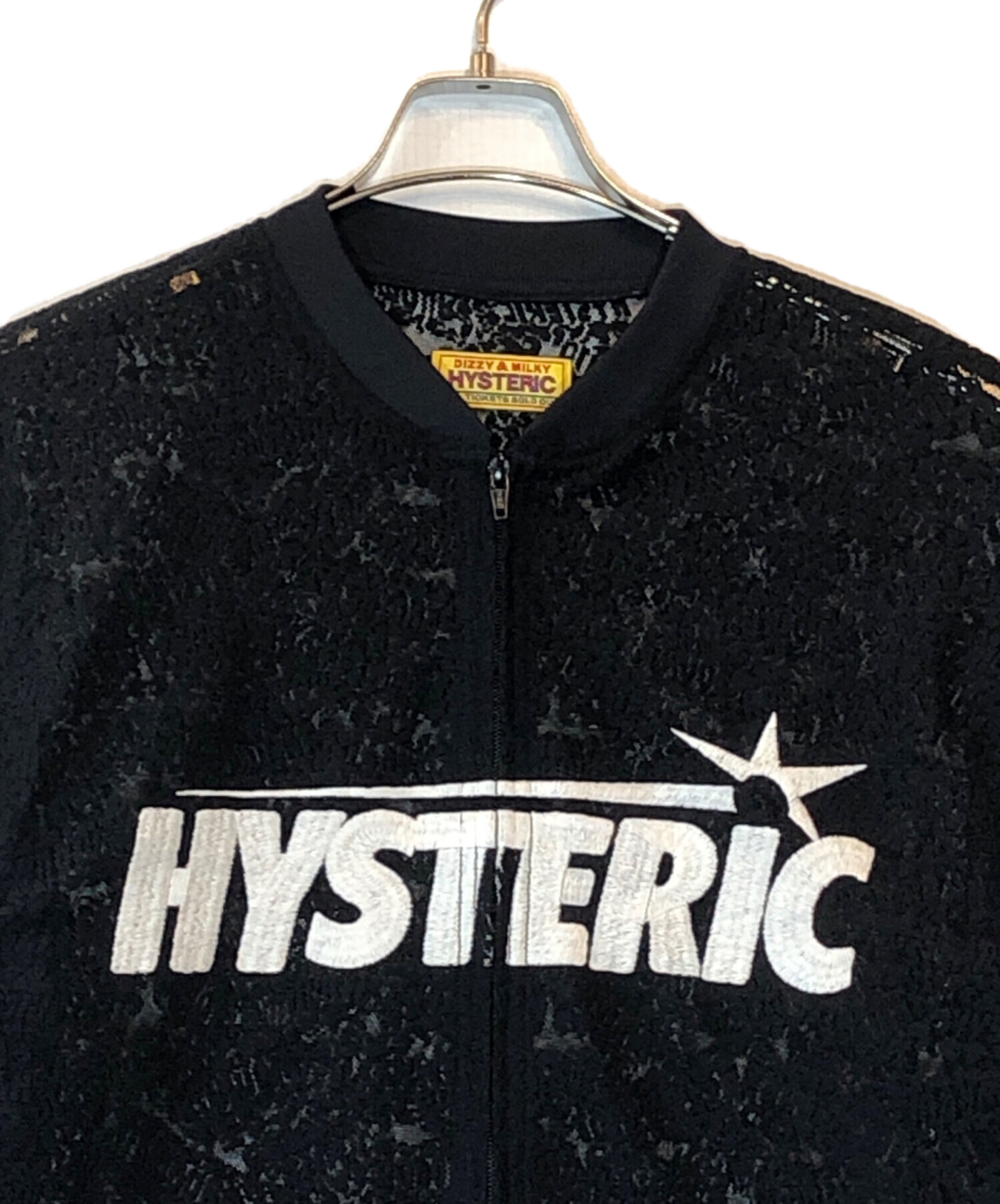ヒステリックグラマー ジャガード ジップアップ シャツ 中古・古着通販 