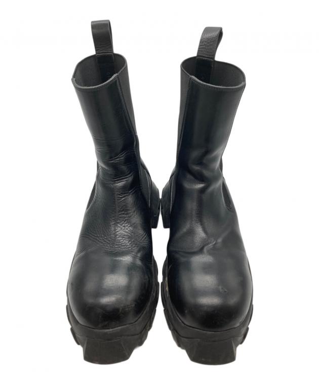 Rick Owens サイドゴア　クリーパーブーツ　ジオバス　ショートブーツ 中古・古着通販】RICK OWENS (リックオウエンス) サイドゴアブーツ