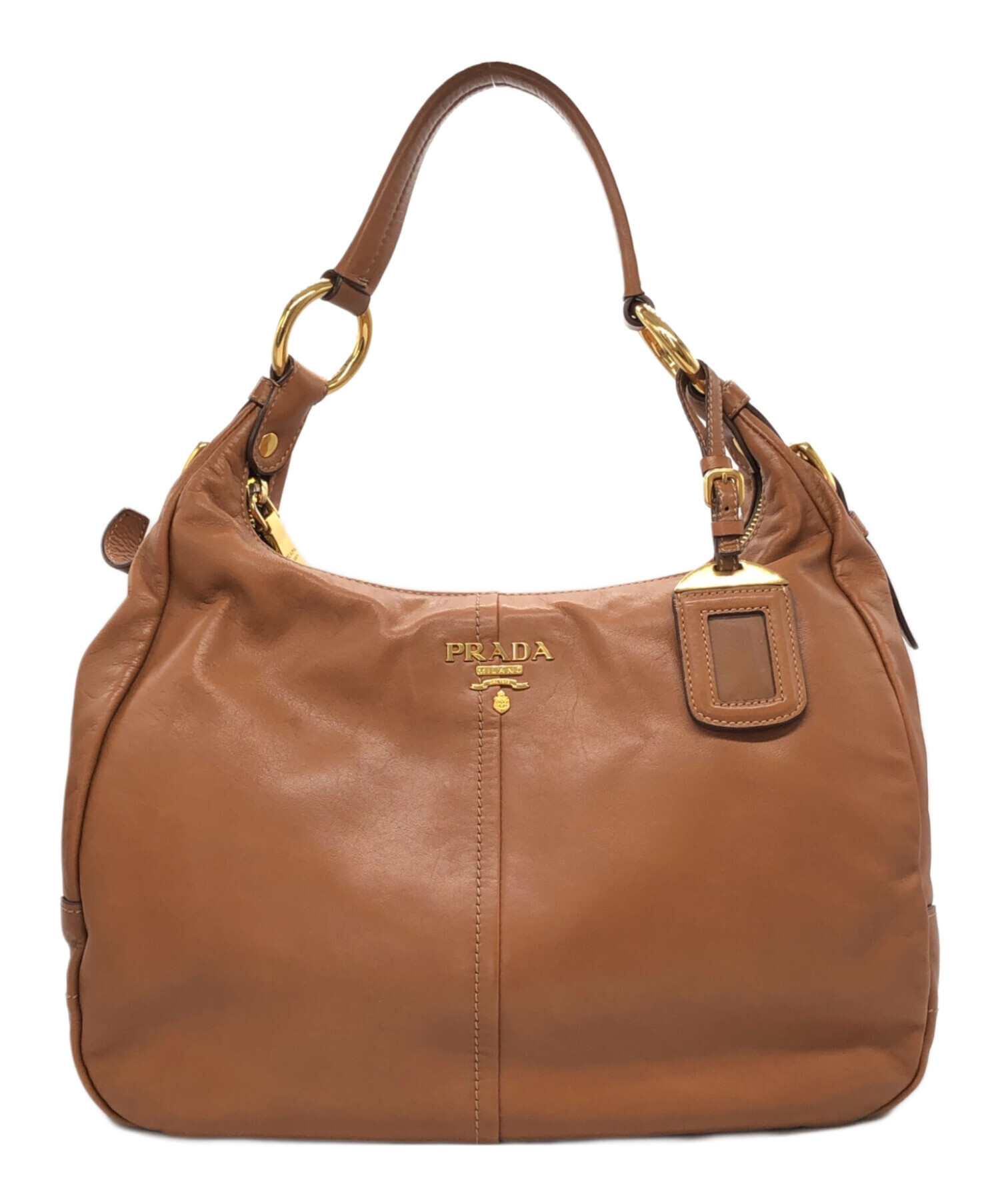 中古・古着通販】PRADA (プラダ) ワンショルダーバッグ ブラウン