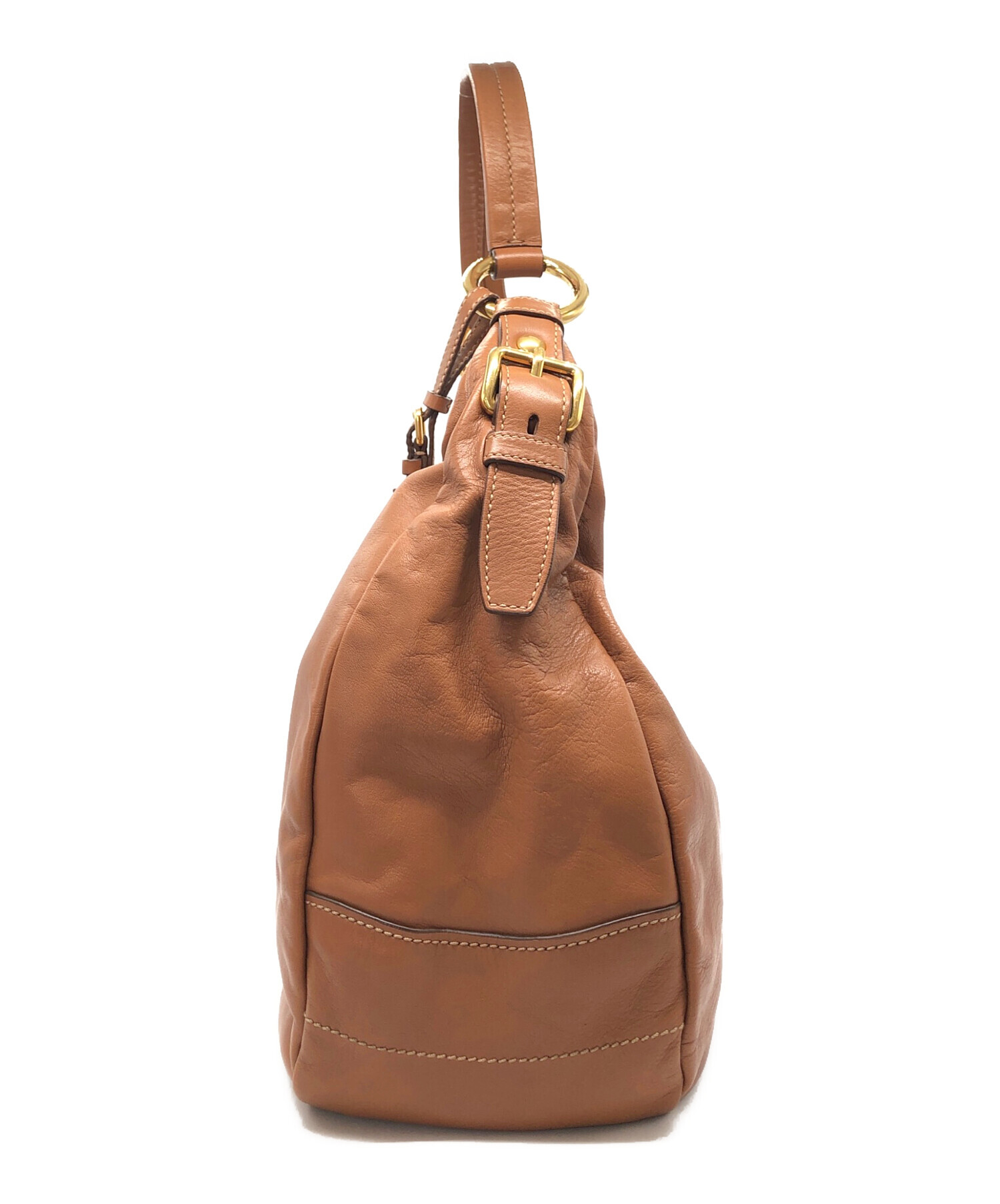 中古・古着通販】PRADA (プラダ) ワンショルダーバッグ ブラウン