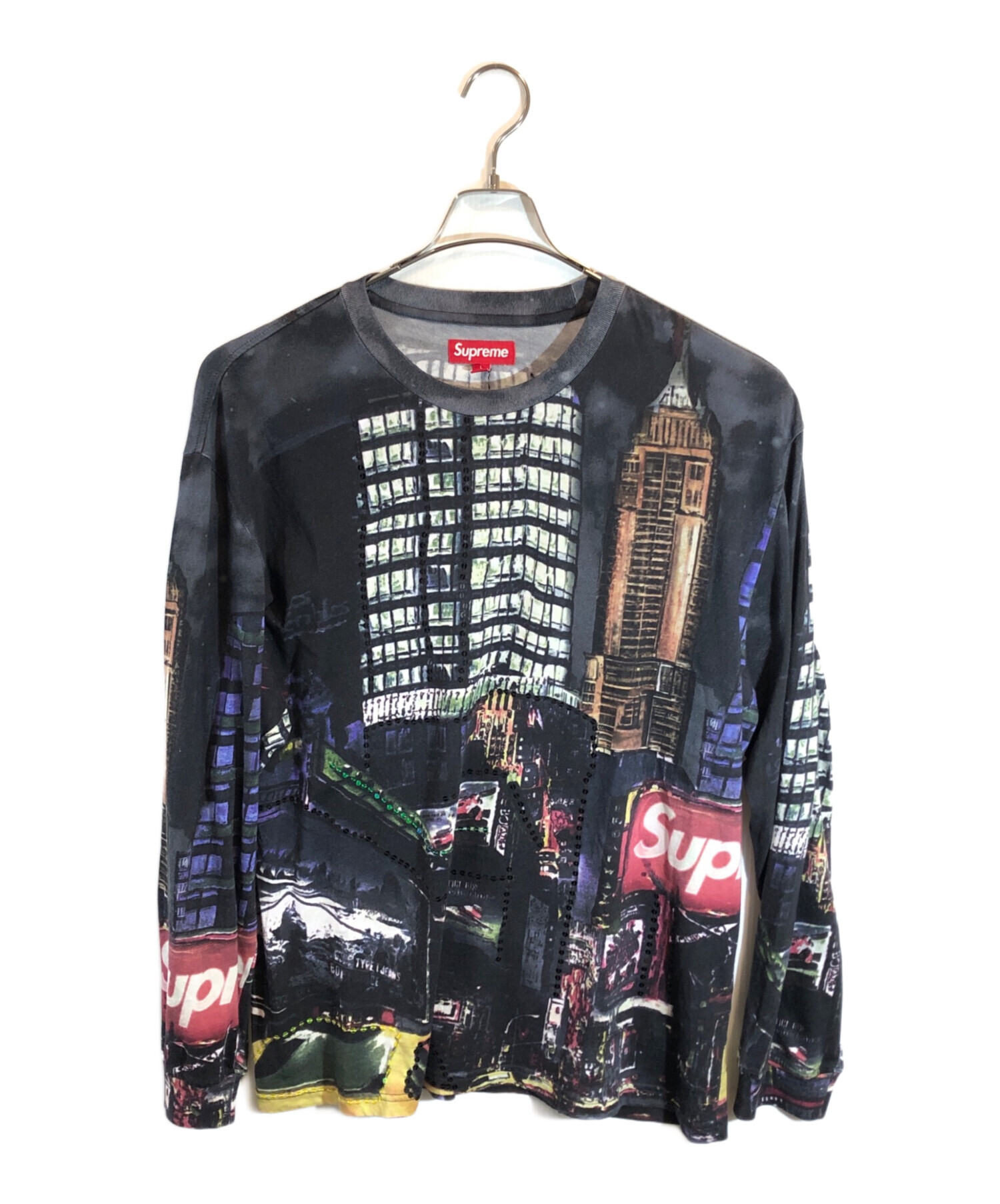 中古・古着通販】SUPREME (シュプリーム) SKYLINE SEQUIN L/S TOP