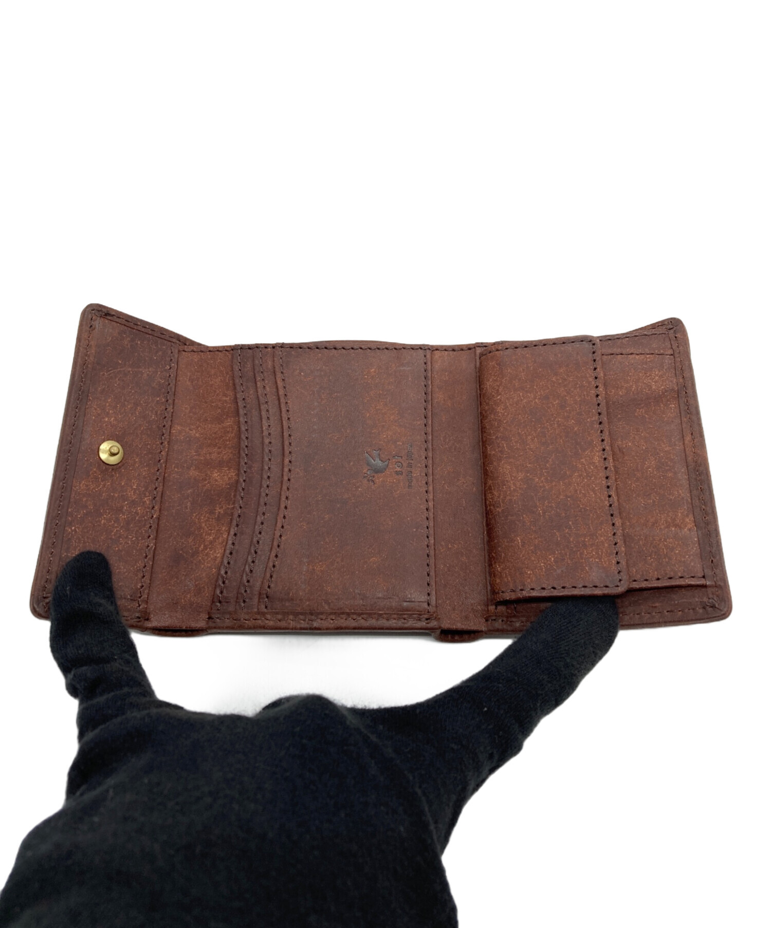 中古・古着通販】SOT (ソット) プエブロレザー 3つ折り財布 ブラウン