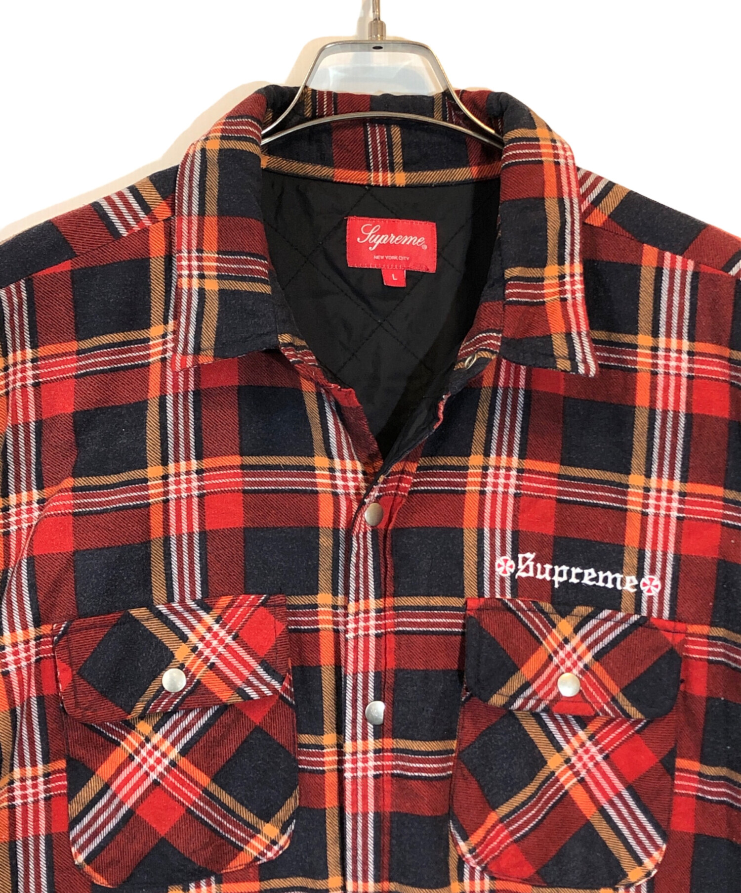 中古・古着通販】Supreme (シュプリーム) Independent Quilted Flannel