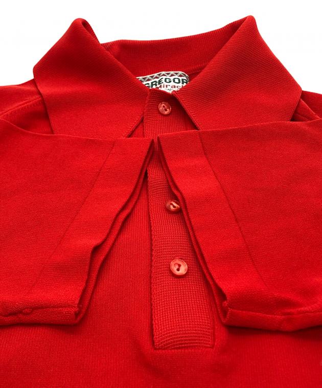 中古・古着通販】McGREGOR (マックレガー) ニットポロシャツ レッド