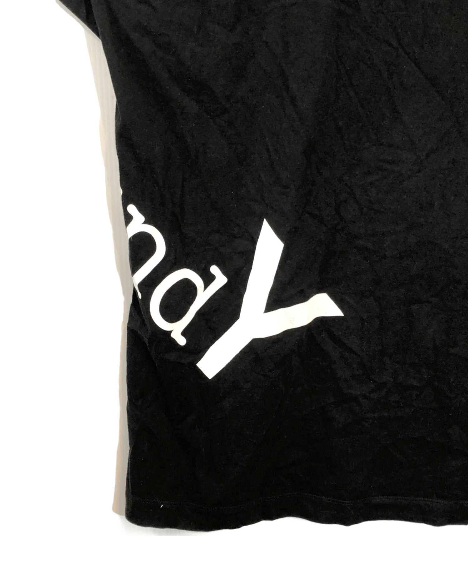 中古・古着通販】GROUND Y (グラウンドワイ) GROUNDY LOGO JUMBO T 