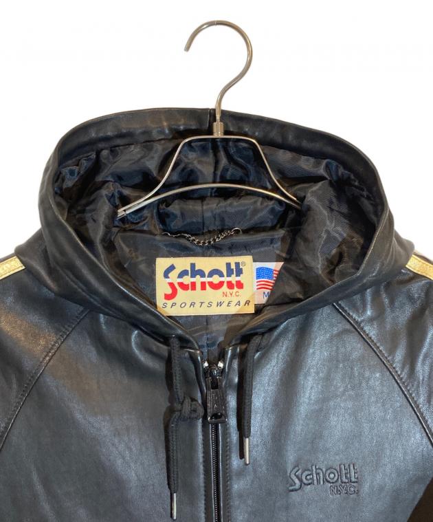 中古・古着通販】Schott (ショット) ラムレザートラックパーカー