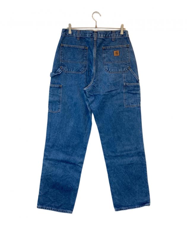 90s Carhartt ダブルニー 34×34 CarHartt(カーハート) 90s ダブルニーペインターパンツ インディゴ