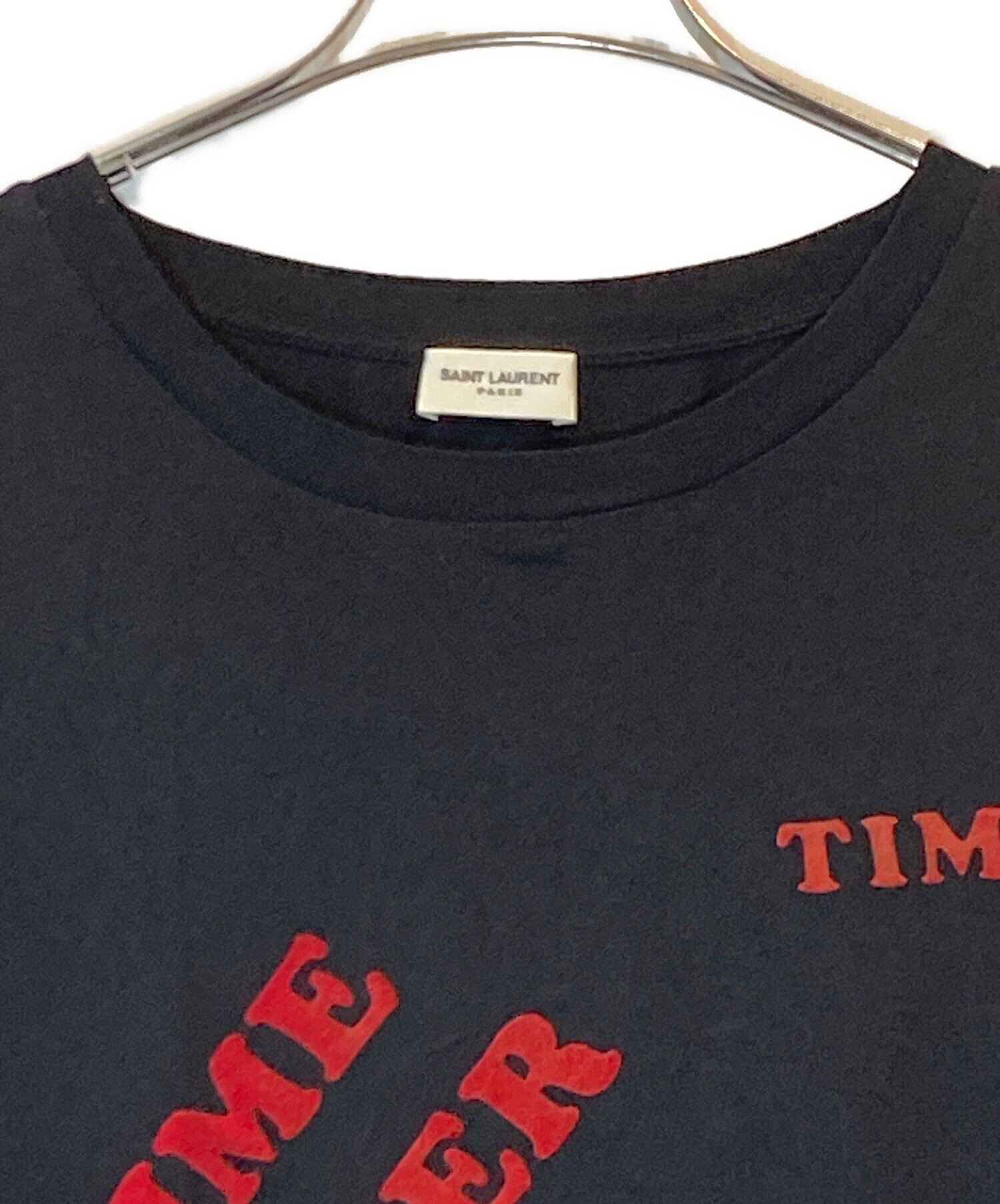 SAINT LAURENT フランス製 TIME AFTER TIME Tシャツ