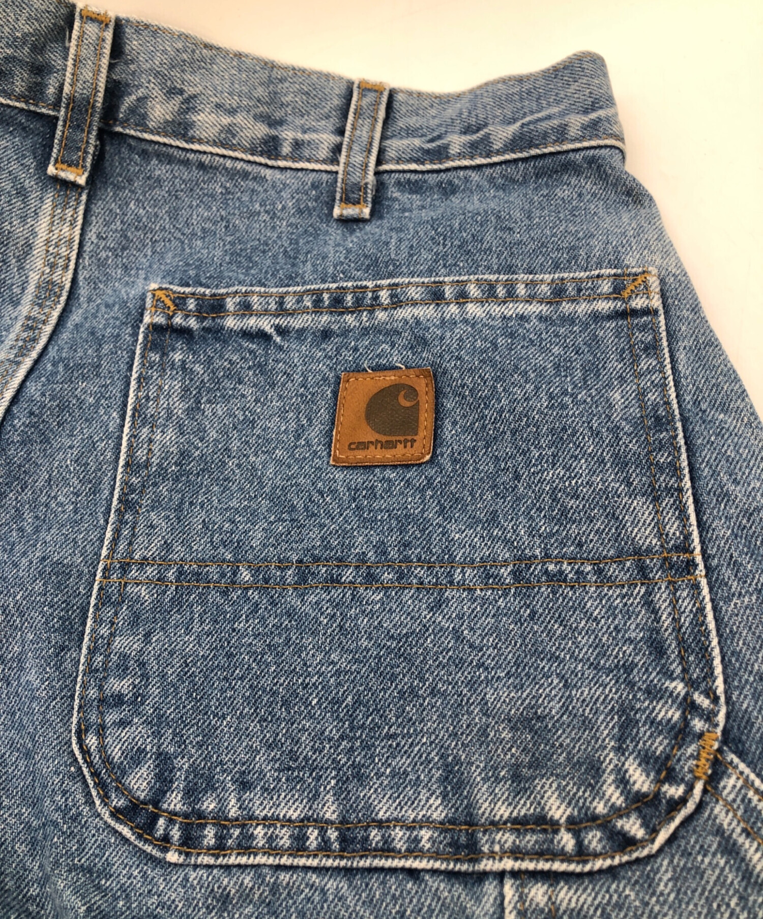 中古・古着通販】CarHartt (カーハート) デニムハーフパンツ