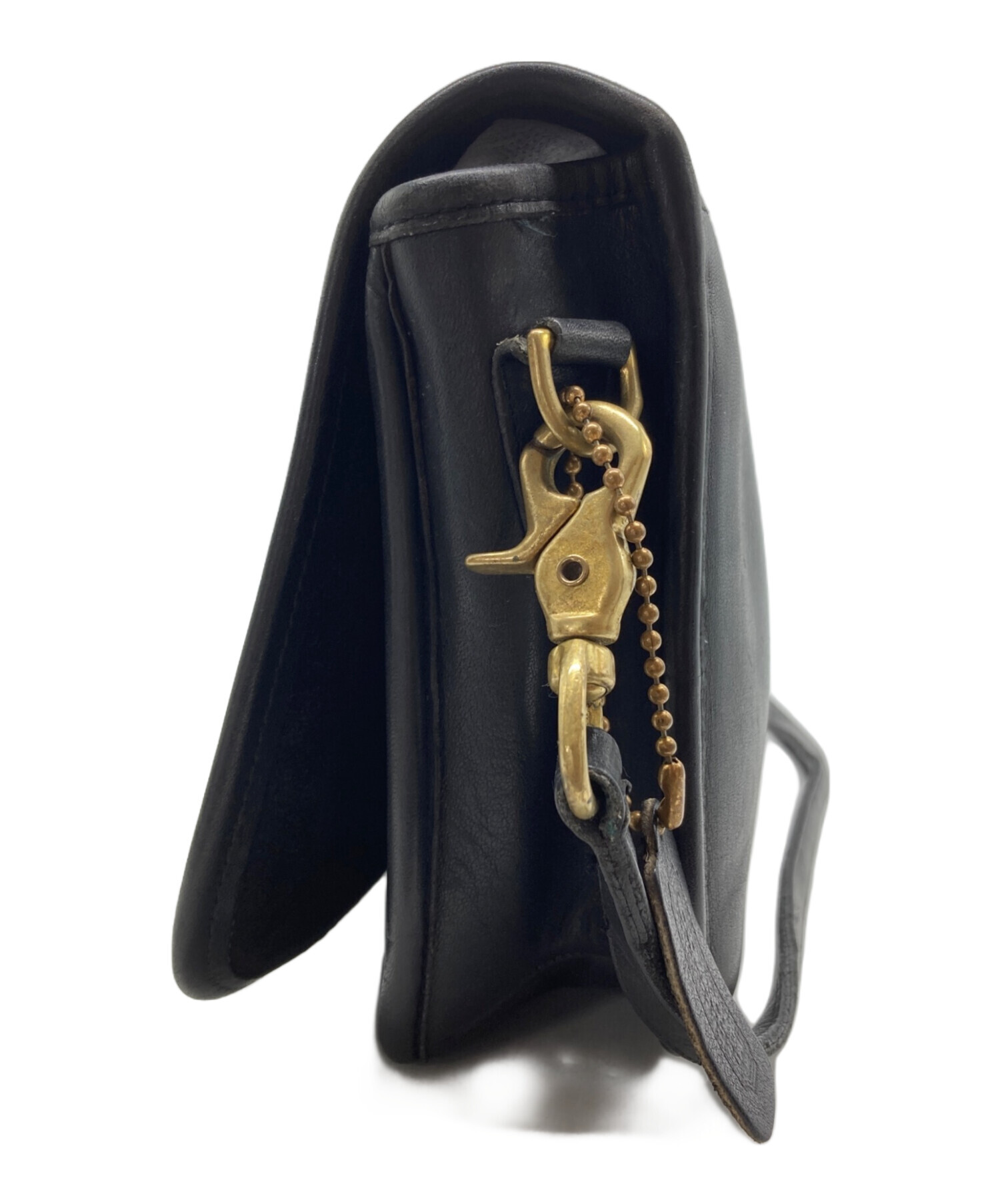 中古・古着通販】COACH (コーチ) ターンロックレザーショルダーバッグ