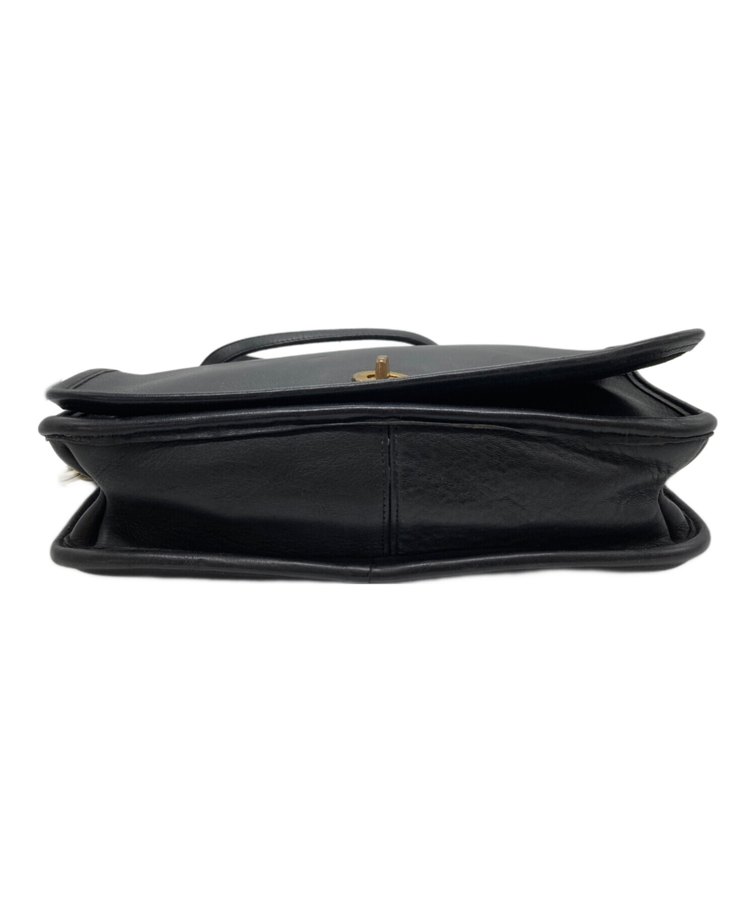 中古・古着通販】COACH (コーチ) ターンロックレザーショルダーバッグ